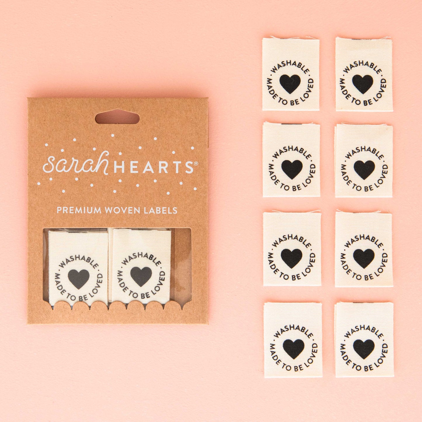 Washable - Sewing Organic Cotton Quilt and Garment Labels