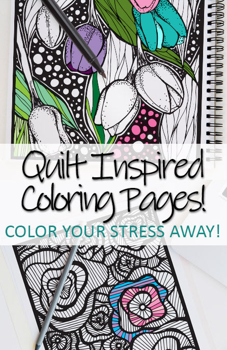 Quilt Inspired Coloring Pages