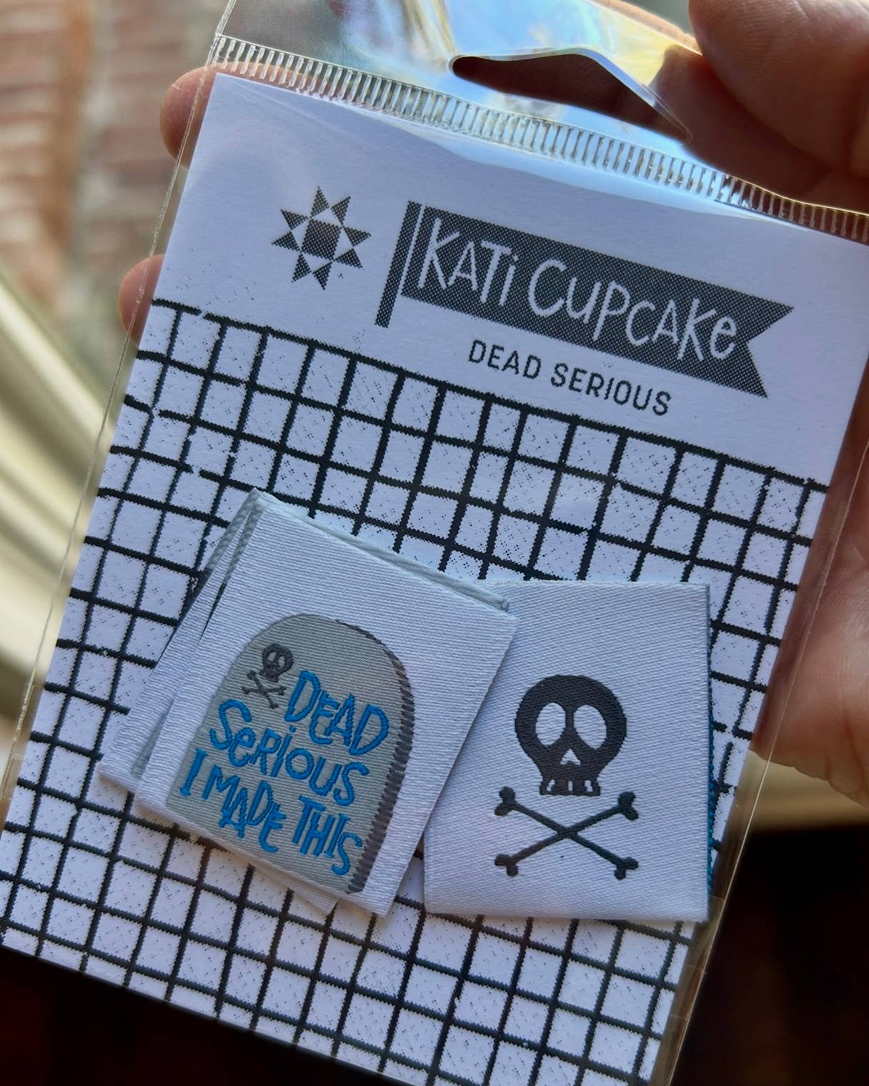 Dead Serious - Designer Woven Labels