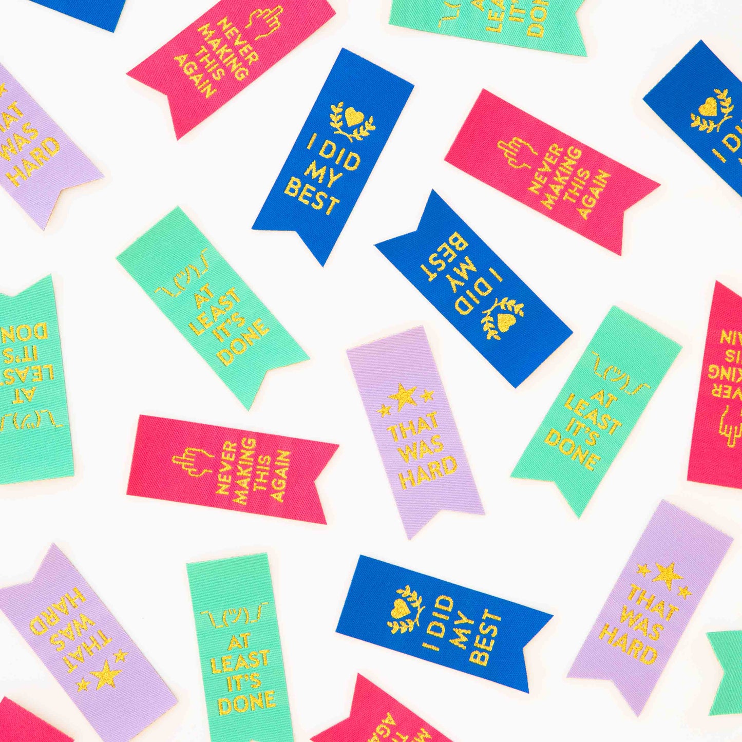 Sarcastic Award Ribbon Multipack Sewing and Quilting Labels