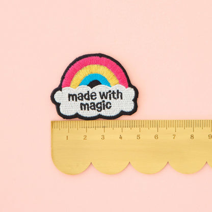 Made with Magic Rainbow Iron-On Patch