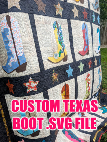 Texas BOOT .SVG File