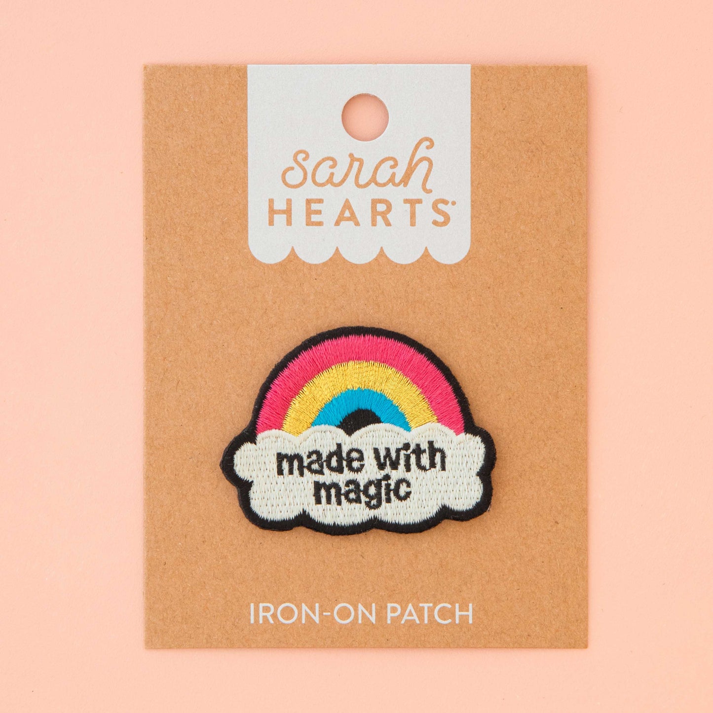 Made with Magic Rainbow Iron-On Patch