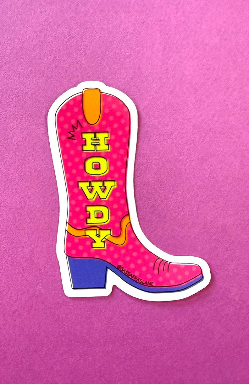 Howdy Sticker