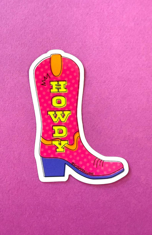Howdy Sticker